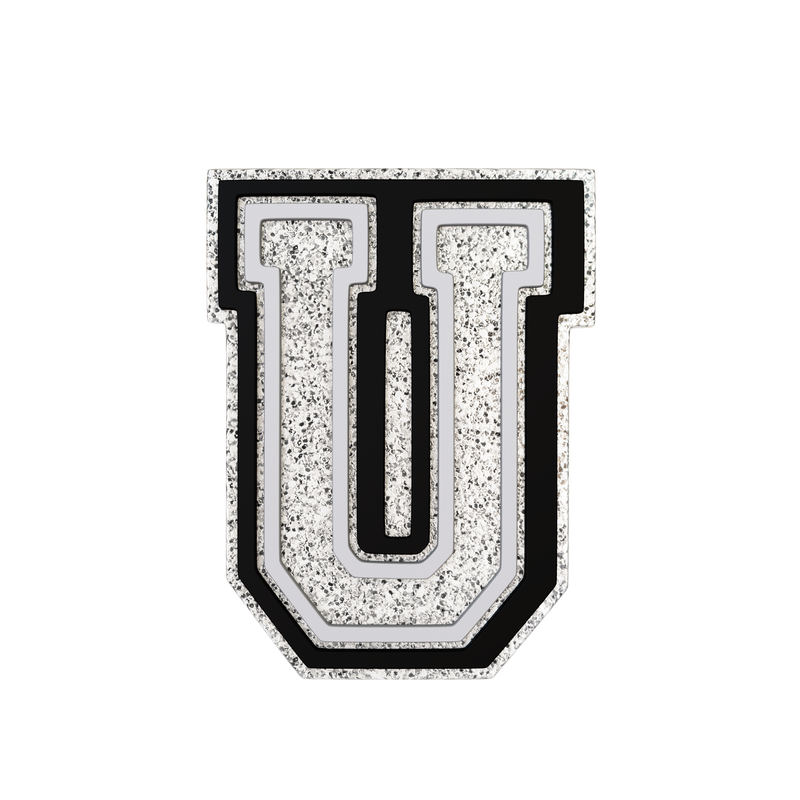 Silver Letter U